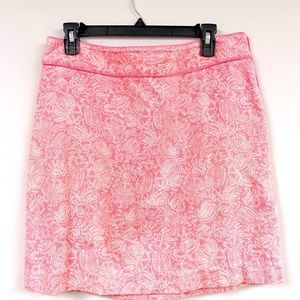 Vineyard Vines Pineapple Pink and White Skirt